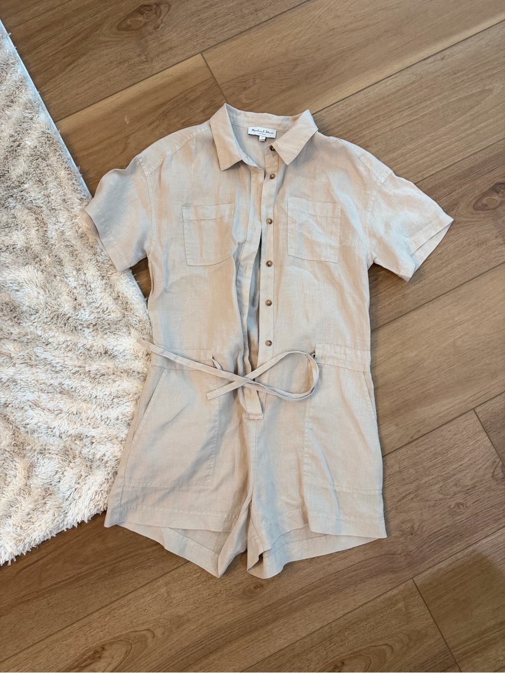 Michael Stars cinch waist romper